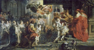 The Coronation in Saint Denis by Peter Paul Rubens Oil Paintings